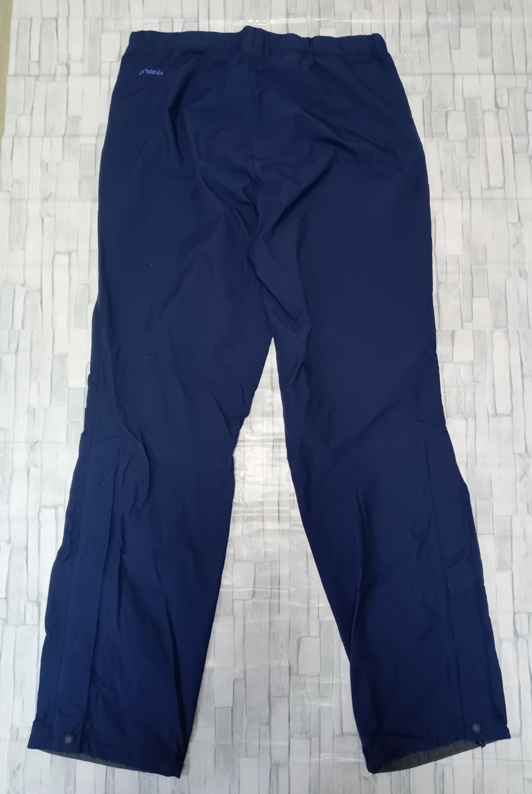 美品Phenixフェニックストレッキング防水パンツアウトドア登山ネイビー