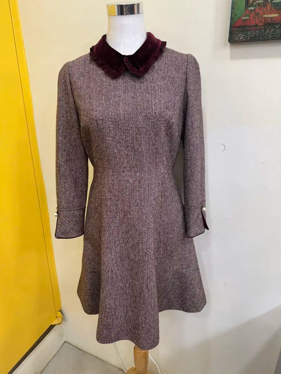 LINE ツアーベルベットKARA CHECK Aライン ONE PIECE