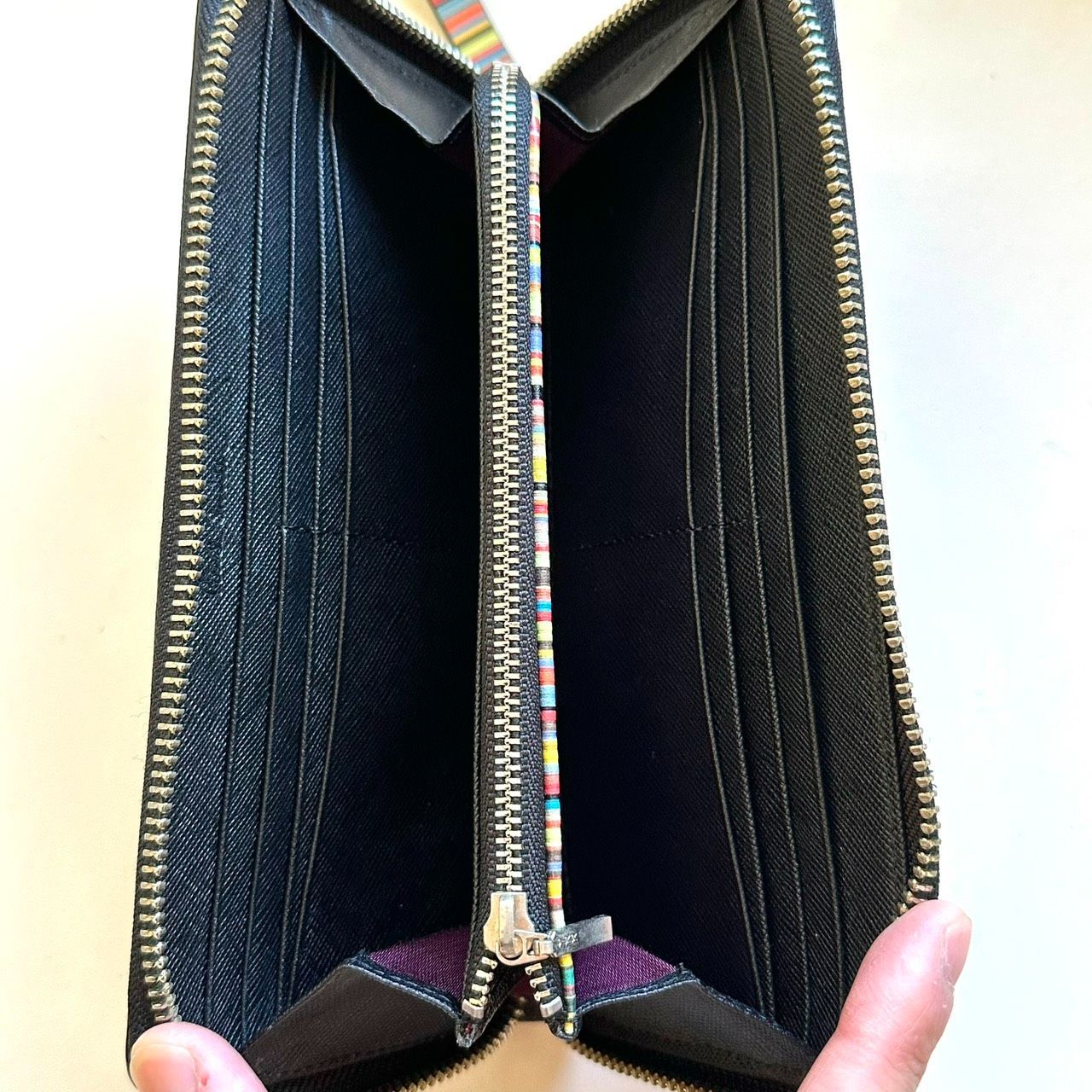 ポールスミス Paul Smith 長財布 ジップストローグレイン1 ブラック