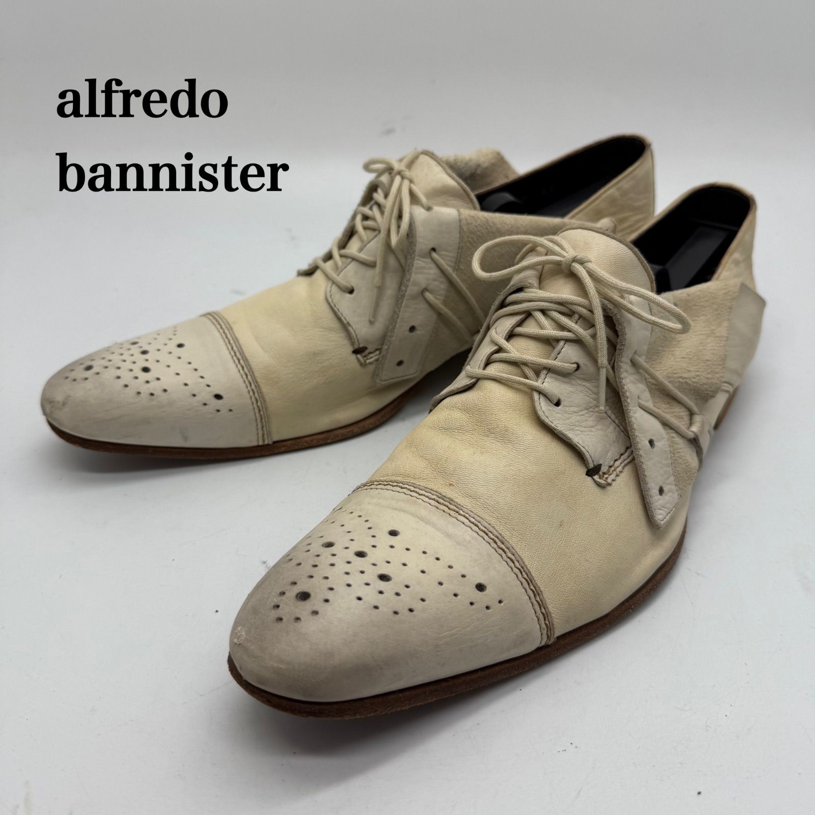 alfredo BANNISTER 00s y2k archive 2way Leather mule shoes 44