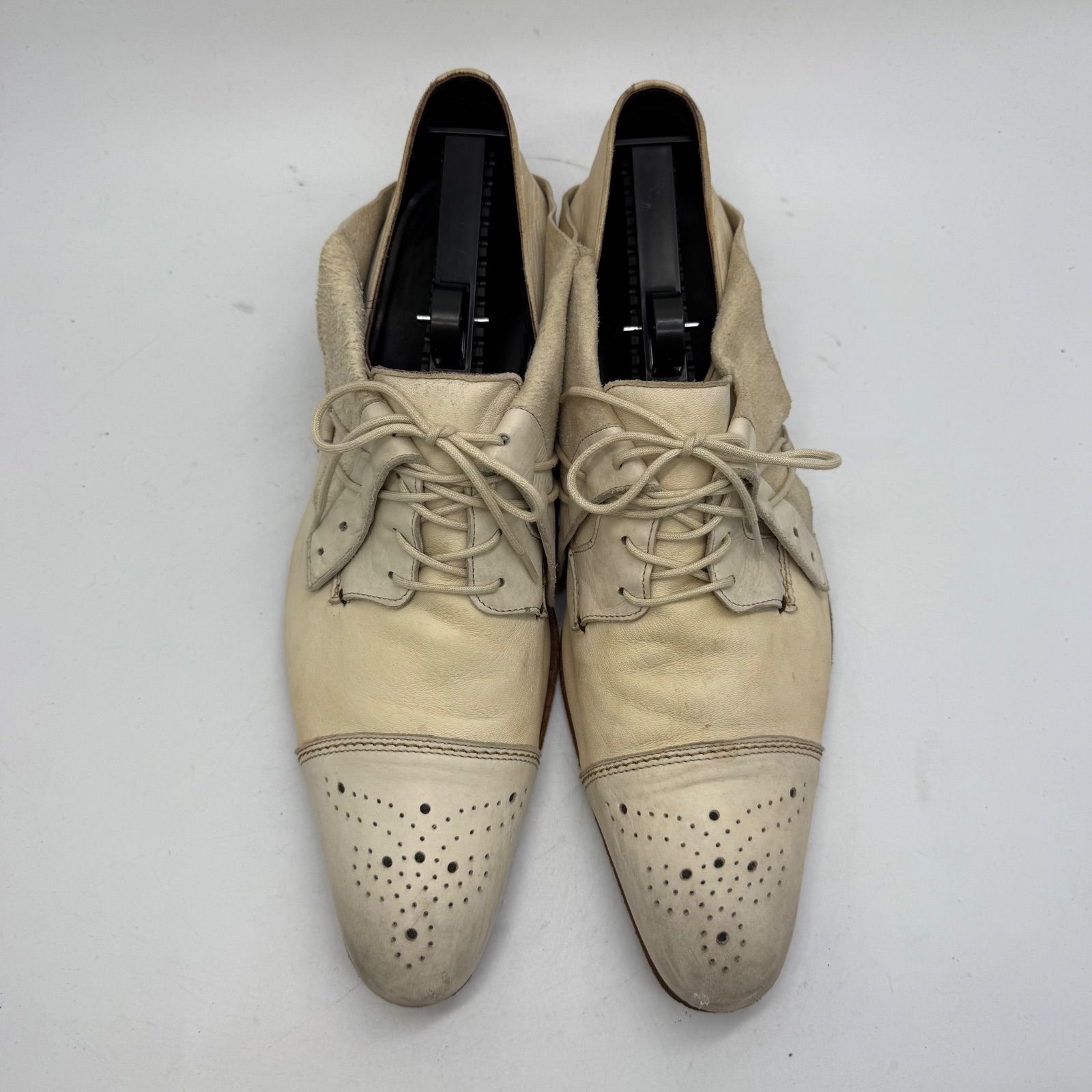 alfredo BANNISTER 00s y2k archive 2way Leather mule shoes 44