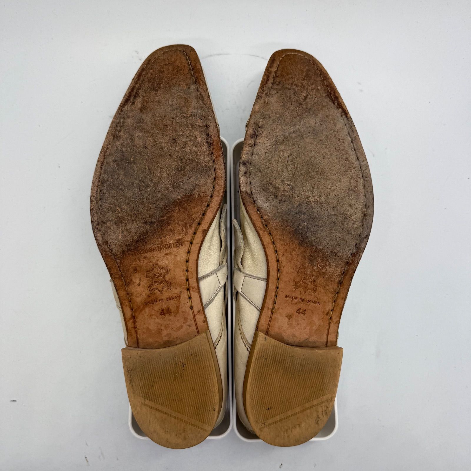 alfredo BANNISTER 00s y2k archive 2way Leather mule shoes 44