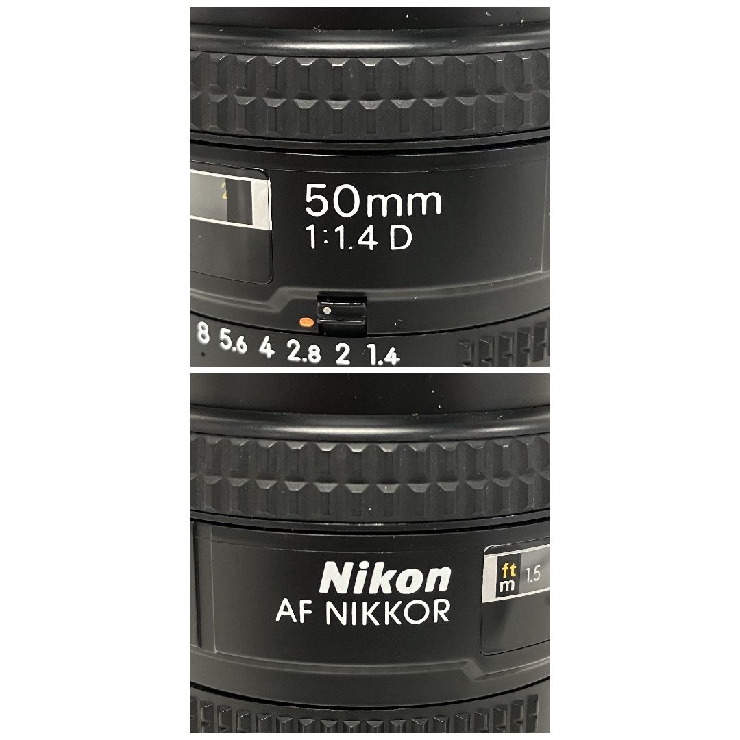 油染み】Nikon AF NIKKOR 50mm 1:1.4 D レンズ ニコン ジャンク