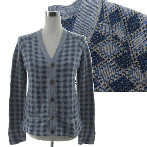 【umii908】45R ウール100% ドット柄 インディゴ縮絨ウールブラウス 45Rふわふわ二重織ドットプリントの908スタンドプルシャツ（インディゴ