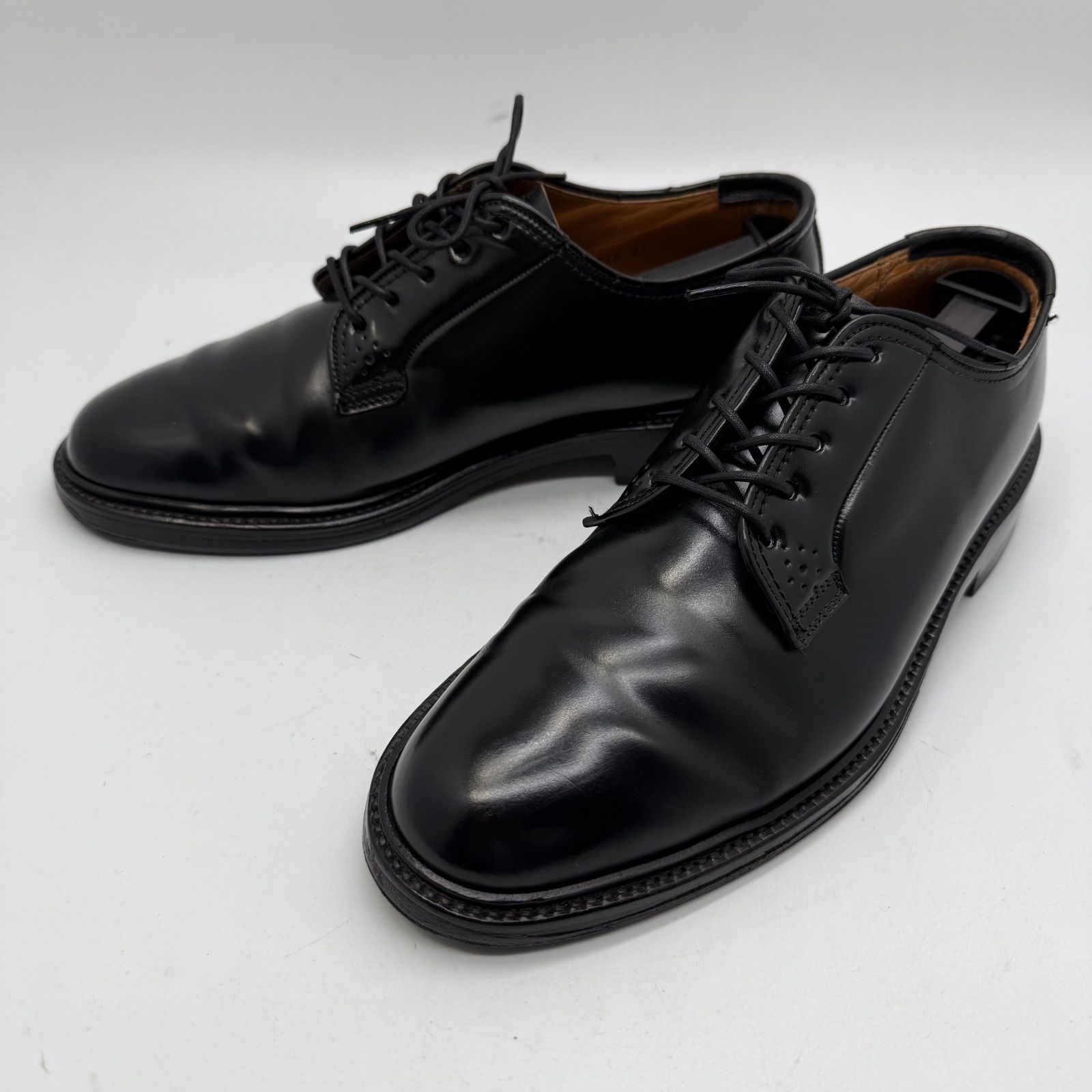 REGAL IMPERIAL GRADE SHELL CORDOVAN plane toe leather shoes 割引