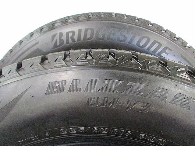 中古スタッドレス□225/60R17 4本□ブリヂストン□BLIZZAK DM-V3