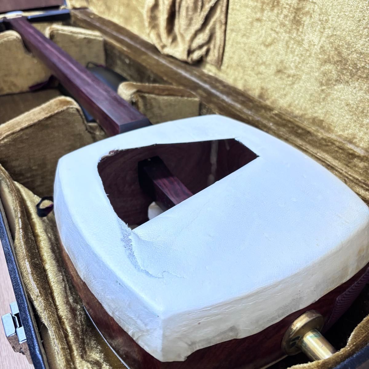 ☆ 津軽三味線 紅木 棹幅:約3.1cm 丸打胴 - メルカリ