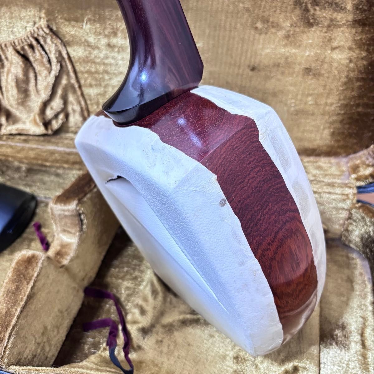 ☆ 津軽三味線 紅木 棹幅:約3.1cm 丸打胴 - メルカリ