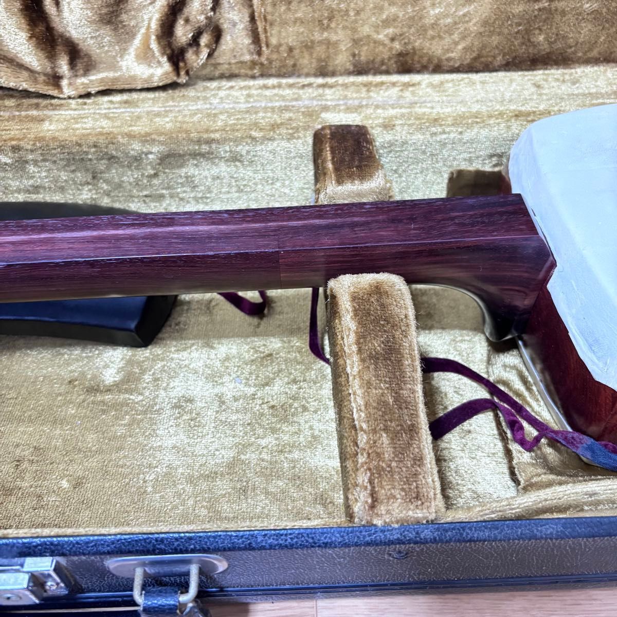 ☆ 津軽三味線 紅木 棹幅:約3.1cm 丸打胴 - メルカリ