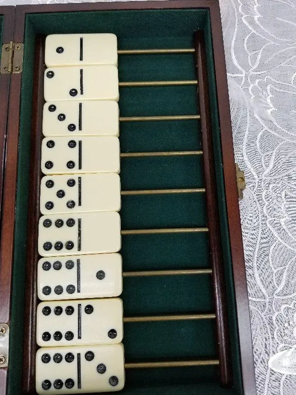 インテリア小物 希少 ヴィンテージ Dominosボードゲーム A6236C06