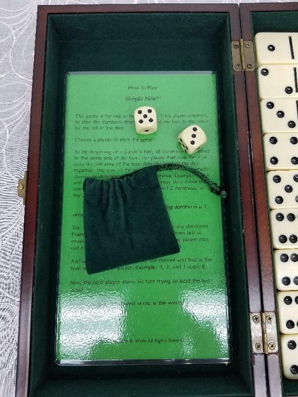 インテリア小物 希少 ヴィンテージ Dominosボードゲーム A6236C06