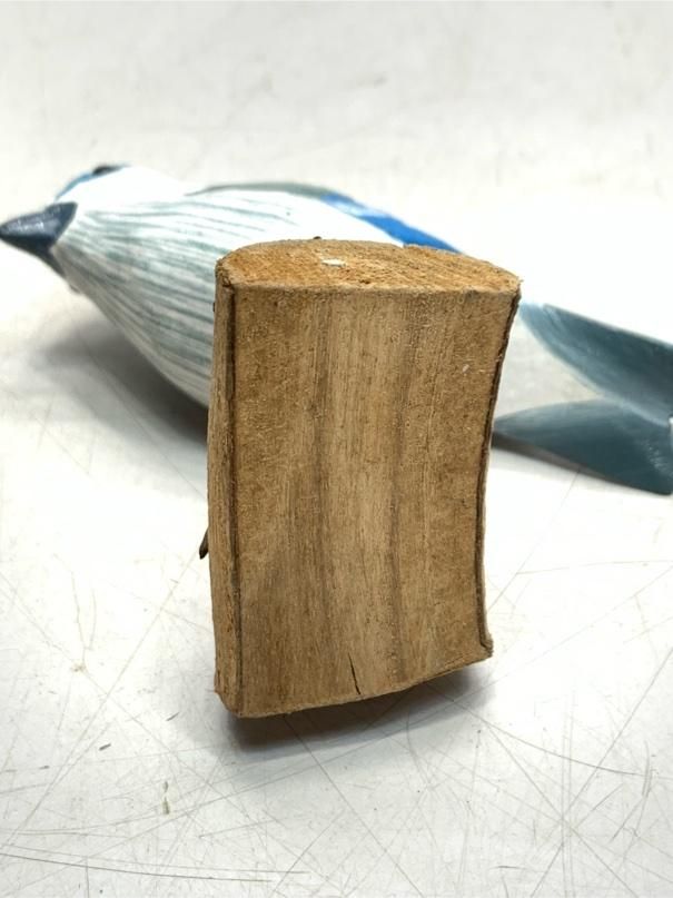 希少 ゴジュウカラ バードカービング 野鳥彫刻 木彫りの野鳥 置物