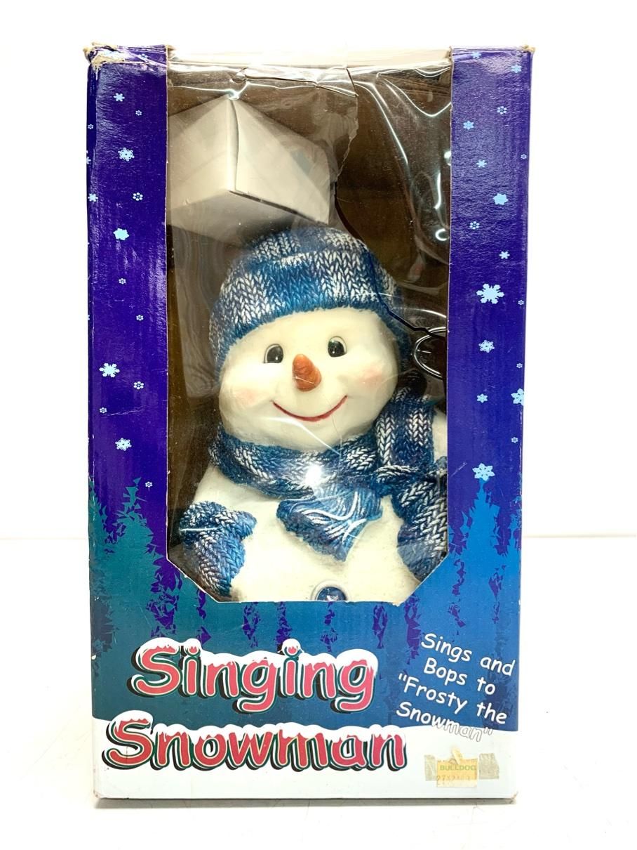 希少 スノーマン シンギング レトロ ヴィンテージ Singing Snowman