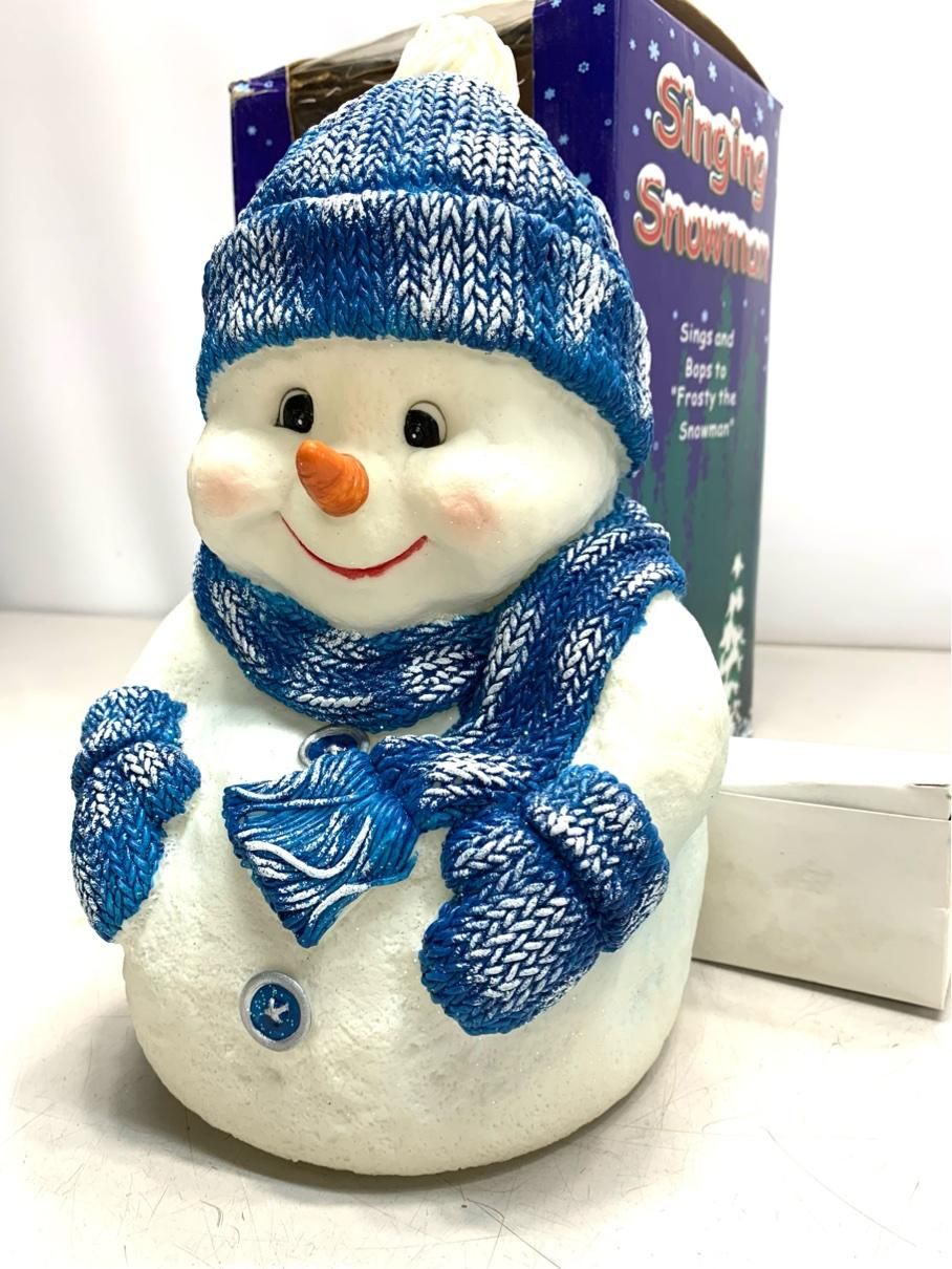 希少 スノーマン シンギング レトロ ヴィンテージ Singing Snowman