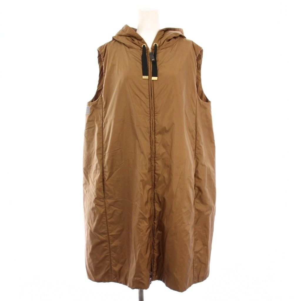 マックスマーラ MAX MARA The Cube. CAMELUXE キャメル ロングベスト