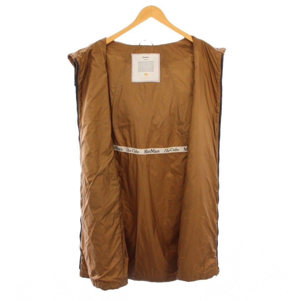マックスマーラ MAX MARA The Cube. CAMELUXE キャメル ロングベスト