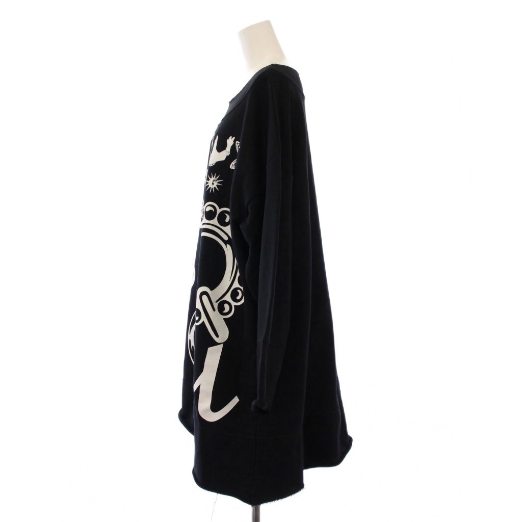 BOUTIQUE MOSCHINO モスキーノ だまし絵ワンピース ブラック BOUTIQUE