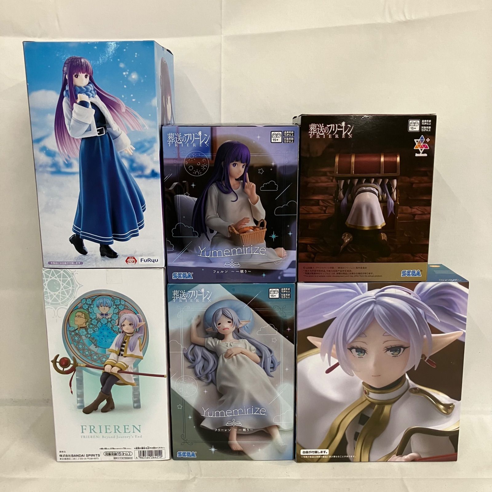 未開封 葬送のフリーレン フリーレン フェルン フィギュア 6個セット