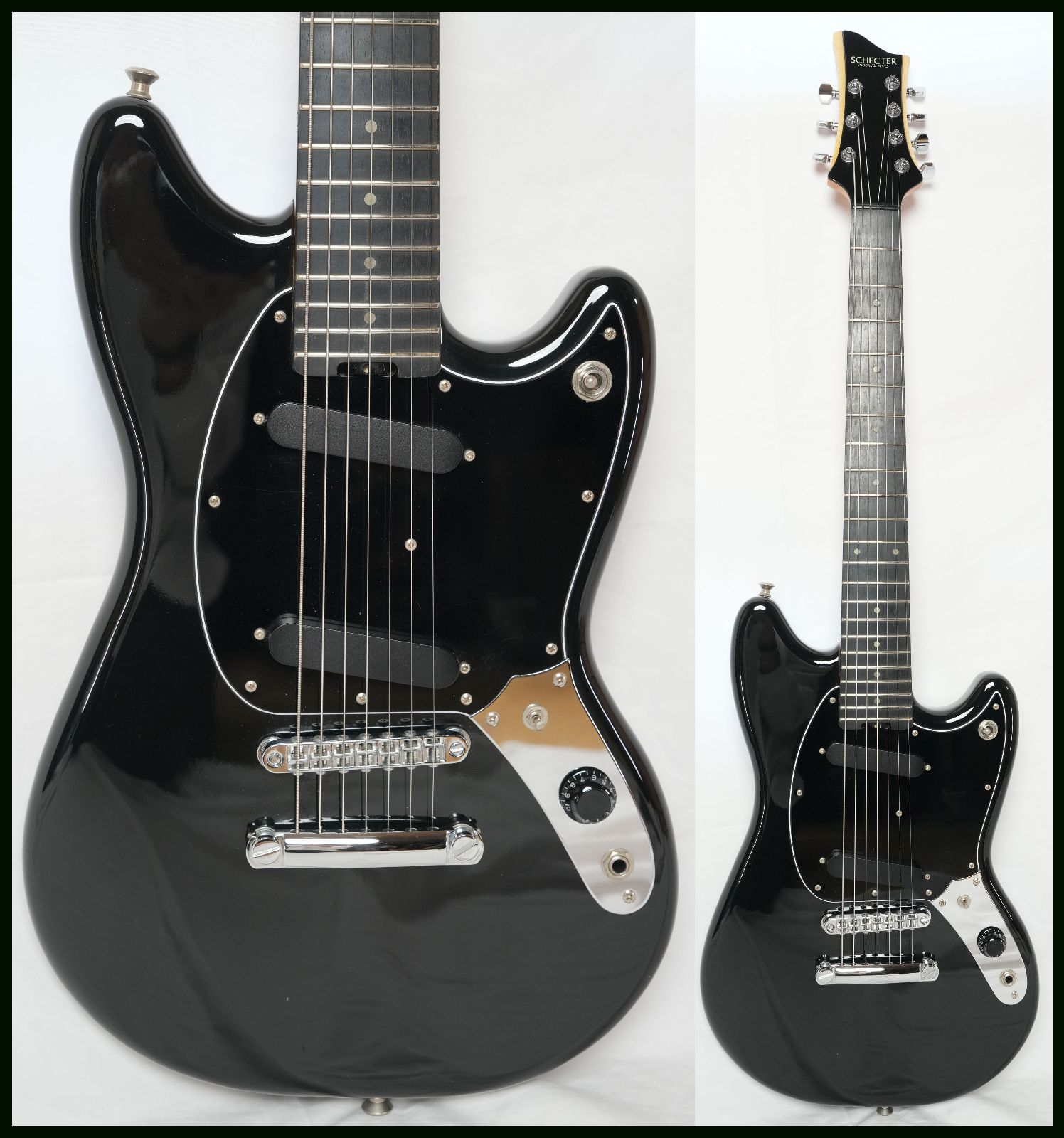 PA-LY YK BLACK lynch. 悠介 Signature Model 7弦MUSTANG 2014年製