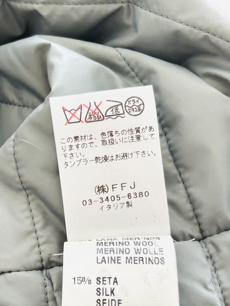 FABIANA FILIPPI ファビアナフィリッピ イタリア製 コート グレー 無地