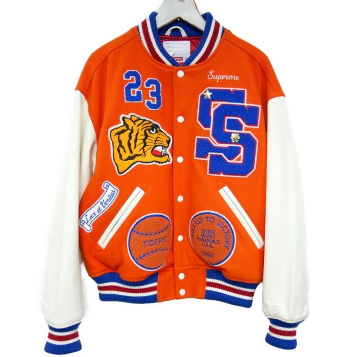 Supreme 国内正規 23AW 23FW Tiger Varsity Jacket タイガー バー
