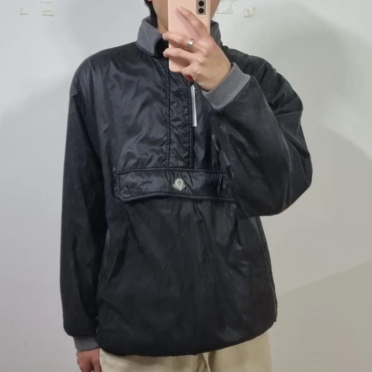 1990s モンクレール イタリア製 リバーシブル フリース ジャケット