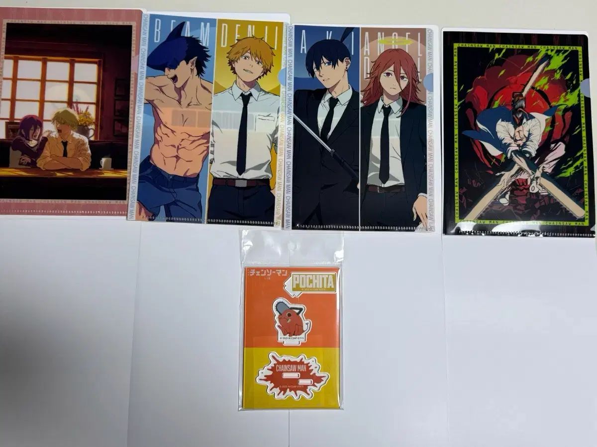 漫画 (まとめ売り) チェンソーマン レゼ クリアファイル+ポチタ アクリル