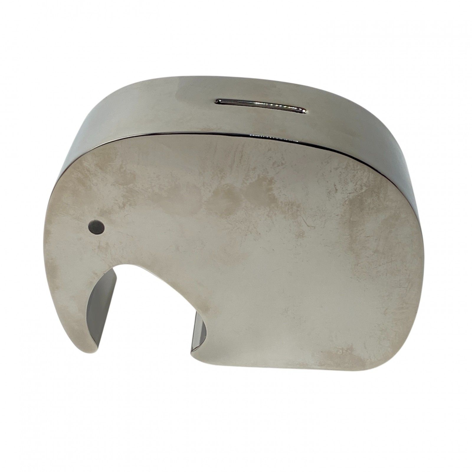 ジョージジェンセン GeorgJensen エレファント 貯金箱 ステンレス