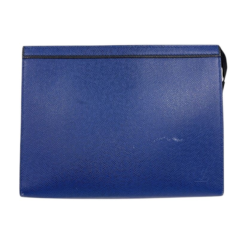 ルイ ヴィトン LOUIS VUITTON ポシェット ヴォワヤージュMM M 30575 コバルト シルバー金具 タイガ ユニセックス クラッチバッグ