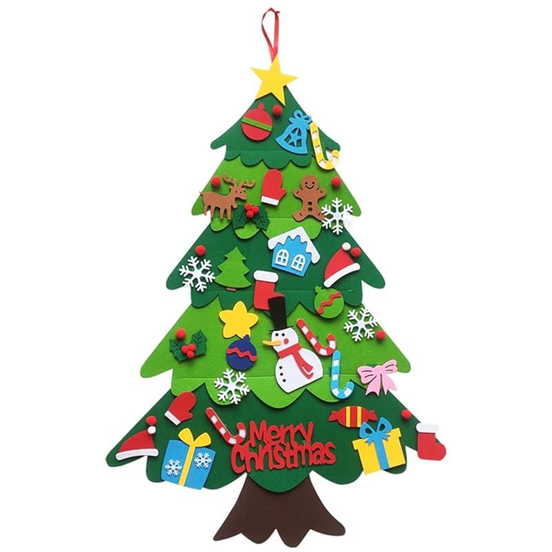 ☆注目商品☆AISHITE クリスマスツリー フェルト DIY Merry christmas