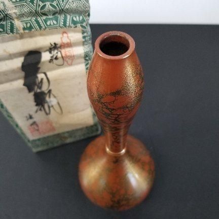 花瓶 花器 一輪挿し 高岡銅器 伝統工芸 A9701A06 - メルカリ