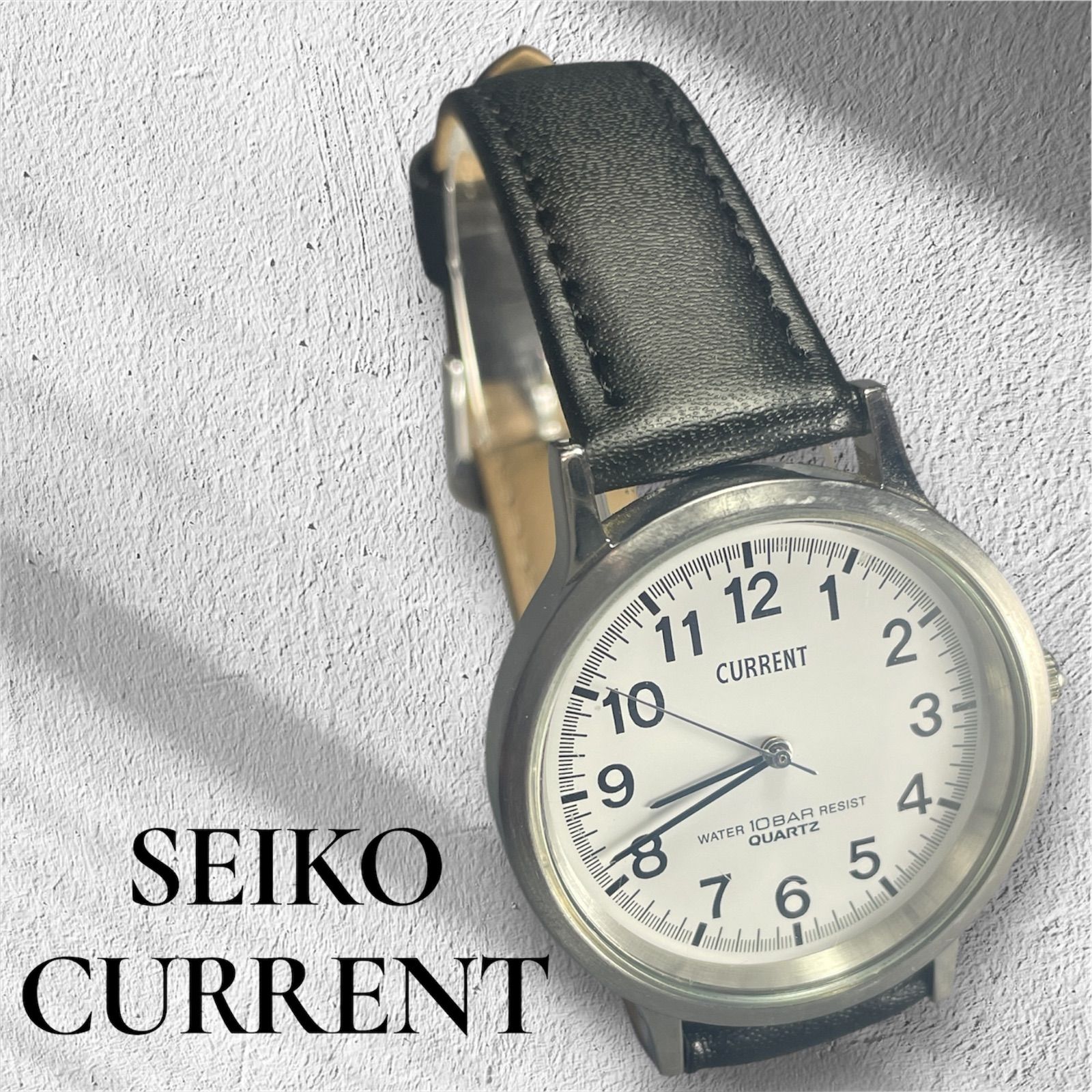 SEIKO セイコー CURRENT カレント メンズ腕時計 シンプル バンド 電池