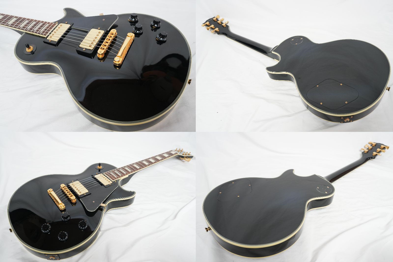 ☆BURNY☆SRLC-55 BLACK レスポールカスタム 2012年製 美品
