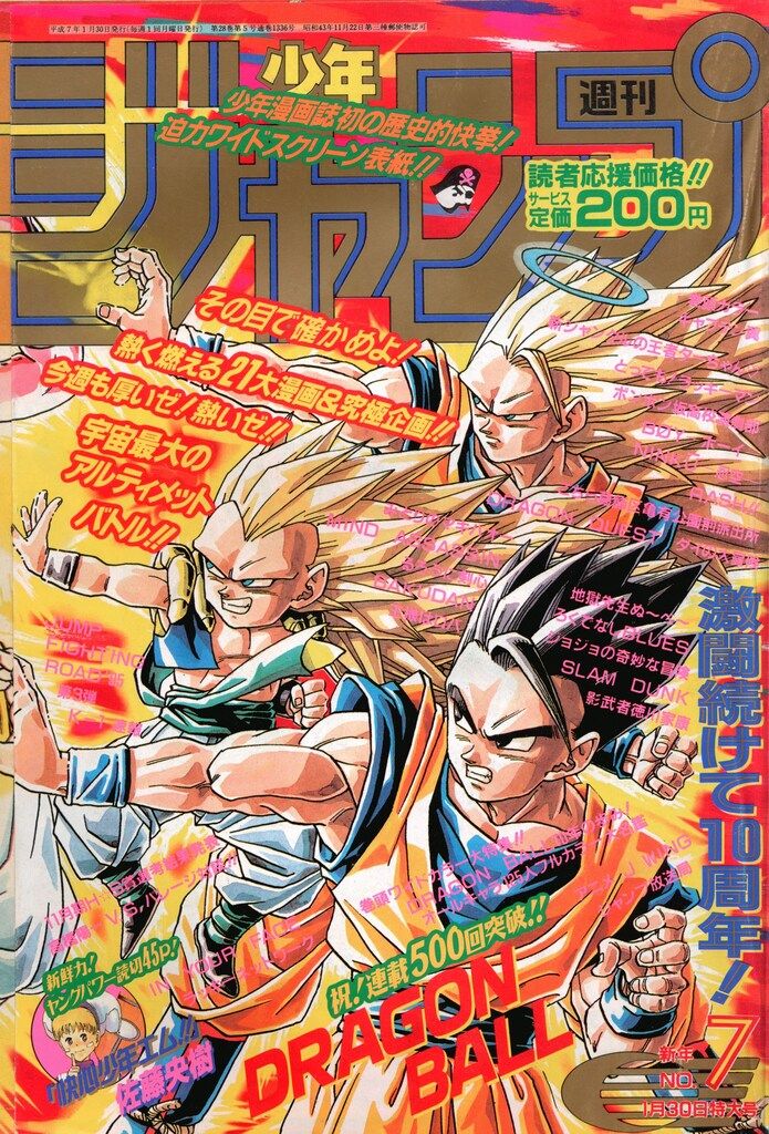 集英社 1995年(平成7年)の漫画雑誌 週刊少年ジャンプ 1995年(平成7
