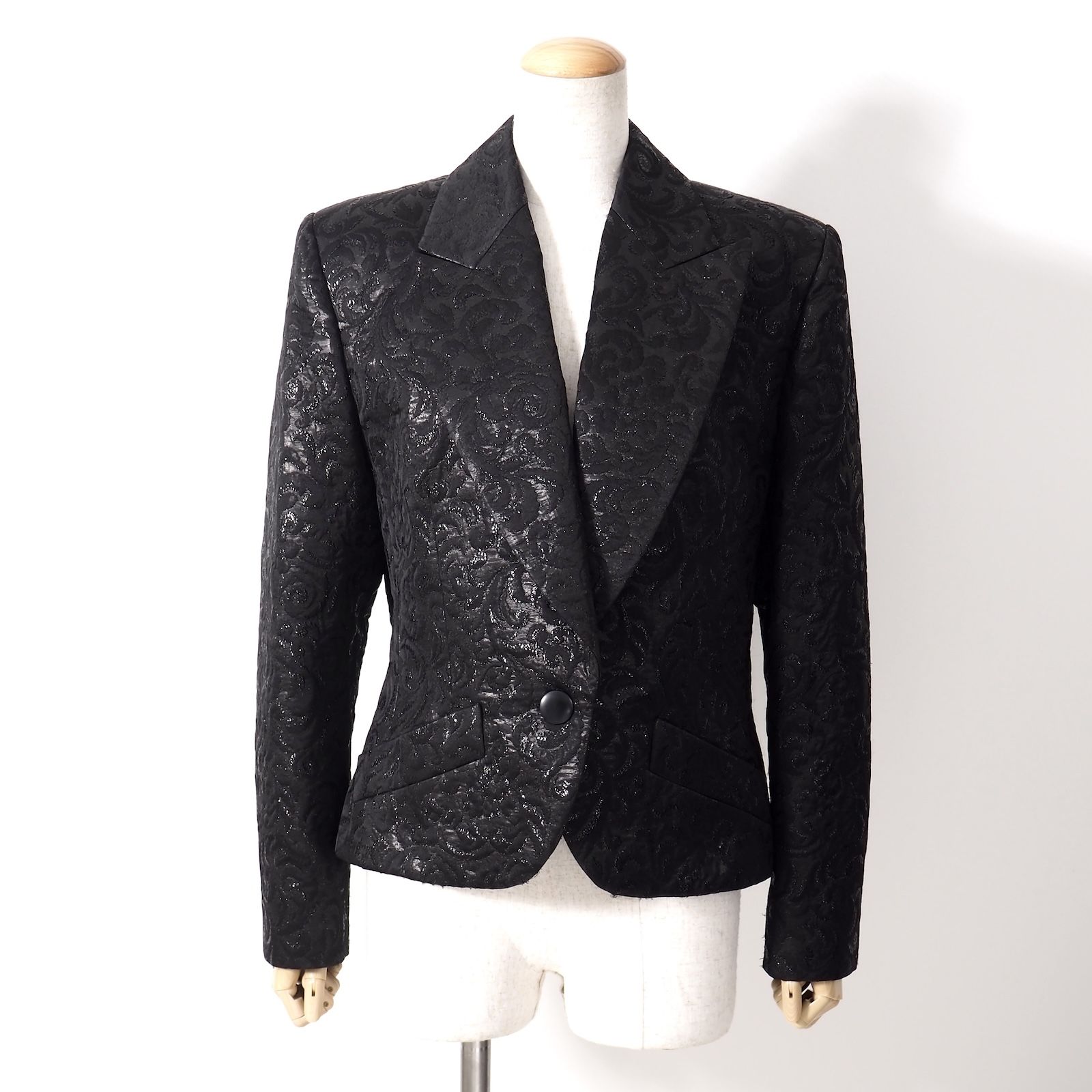 セリーヌ ジャケット CELINE ヴィンテージ フランス製 極美品 セリーヌ CELINE フランス製 ヴィンテージ ジャガード