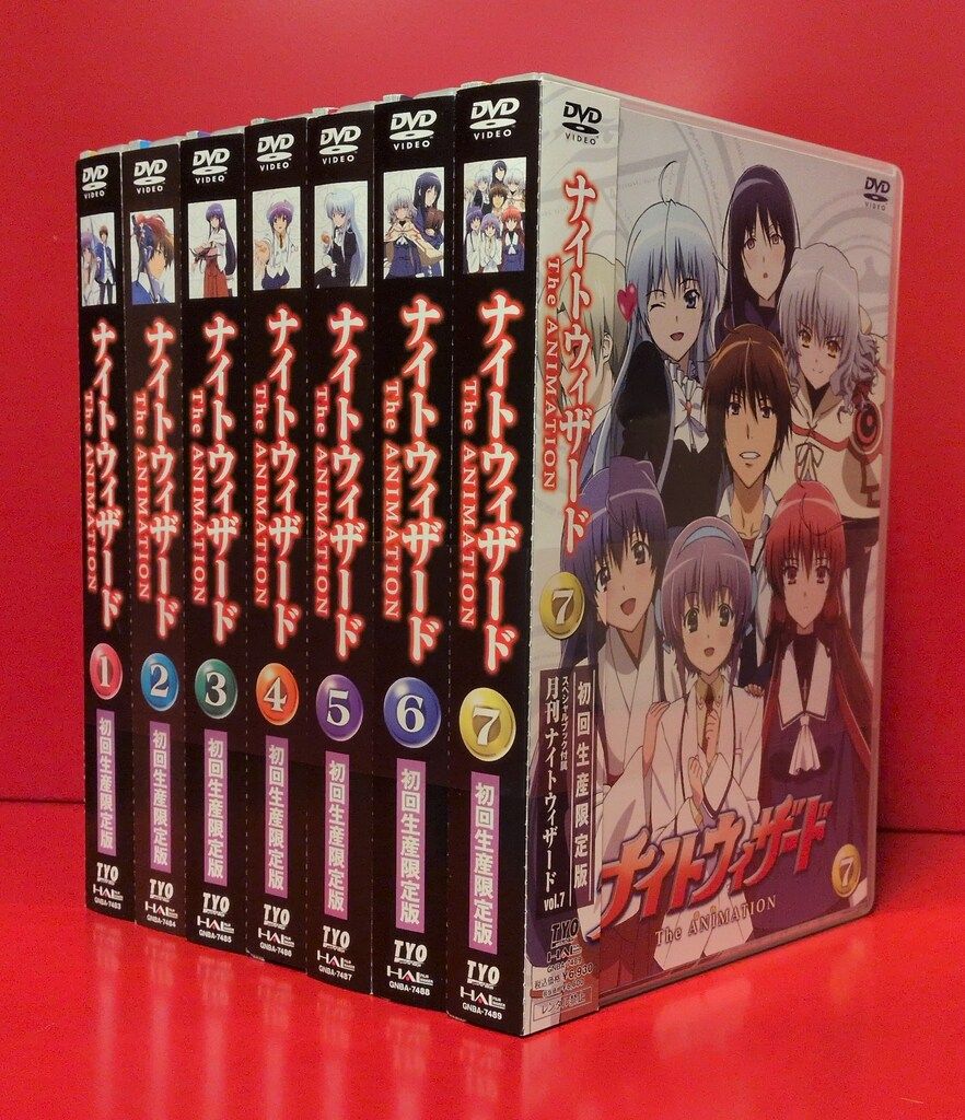アニメDVD 限定版)ナイトウィザード The ANIMATION 全7巻セット - メルカリ