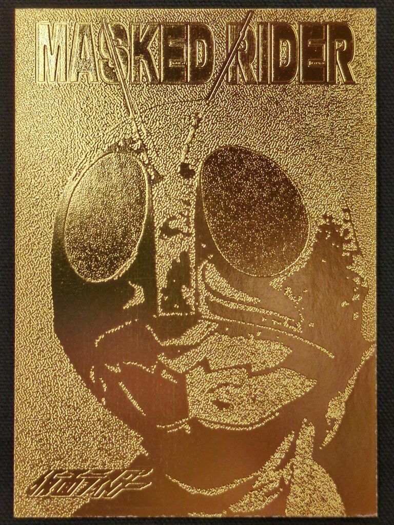 アマダ 特撮トレカ ライダー22Kゴールドカード(フレーム・通知書なし