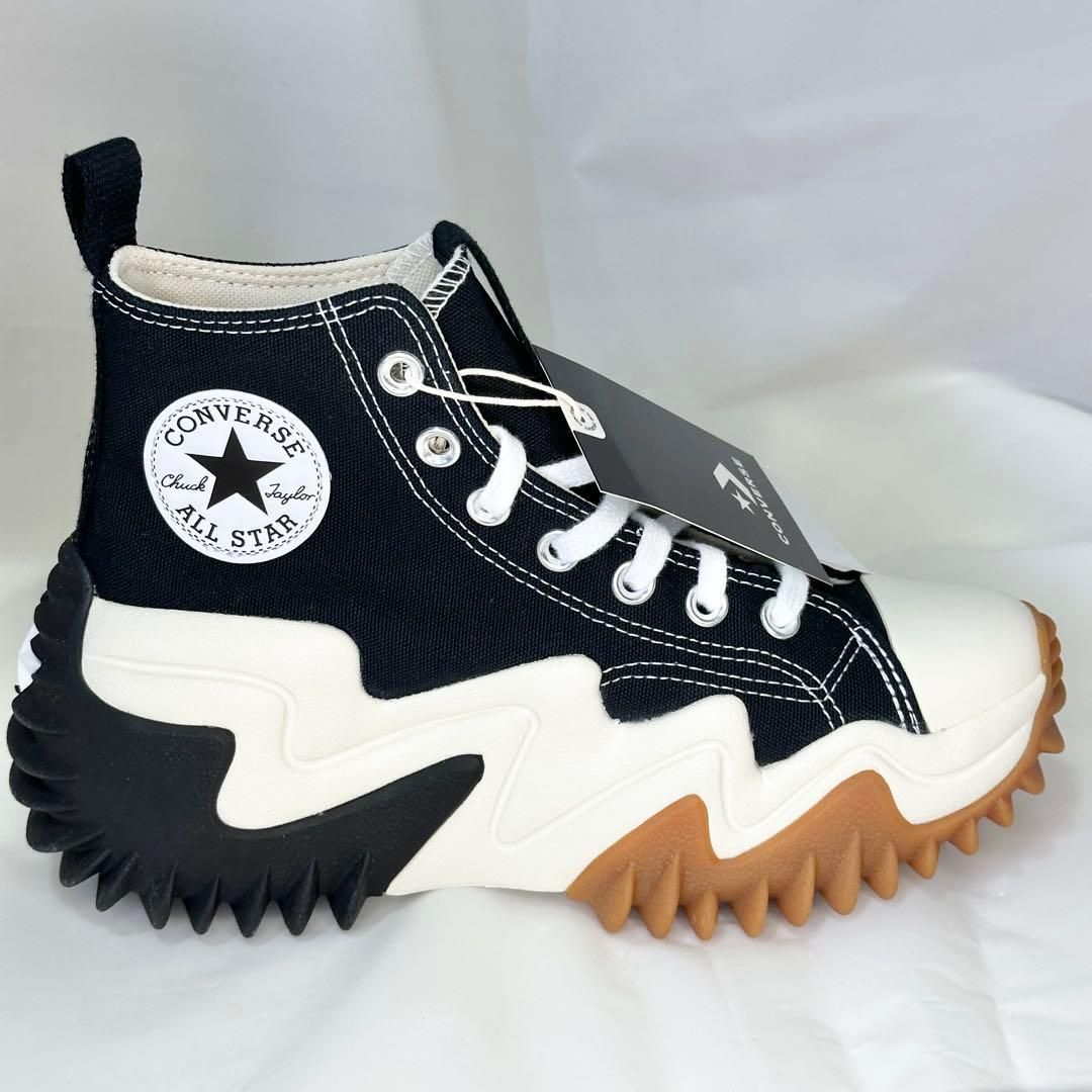 converse コンバース ランスターモーション 厚底 韓国ハイカット23.5