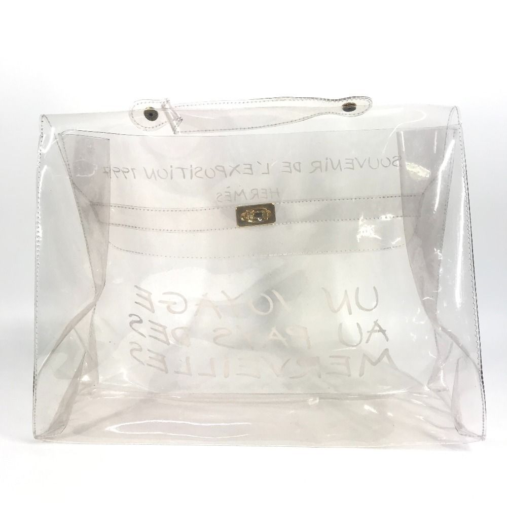 HERMES エルメス ハンドバッグ ビニールケリー ビニール クリア - メルカリ