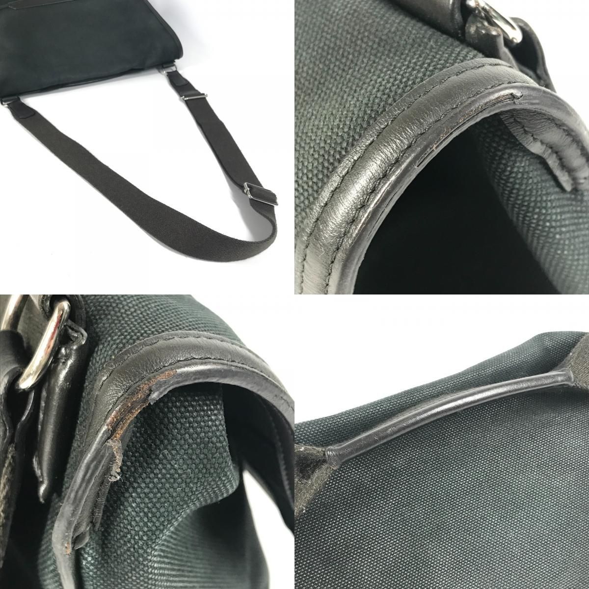 HERMES エルメス ショルダーバッグ アレルトゥール レザー/キャンバス