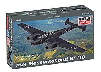 【中古】（非常に良い）プラッツ MC14720 1/144 ドイツ空軍 メッサーシュミット Bf110 プラモデル 中古】（非常に良い）プラッツ MC14720 1/144 ドイツ空軍 メッサー