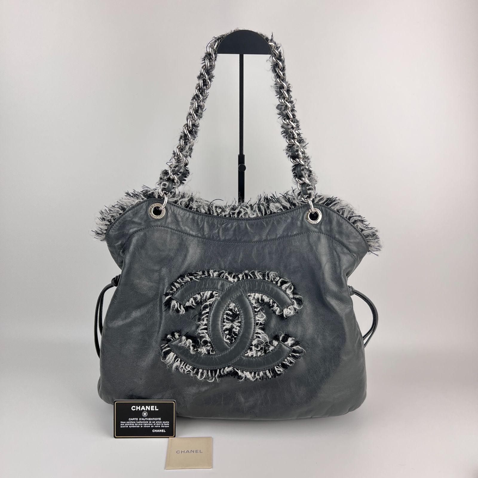 中古】CHANEL シャネル ココマーク マトラッセ チェーンショルダー