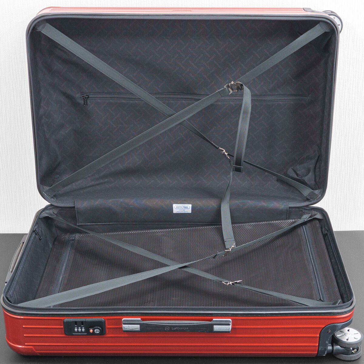 リモワ サルサ 82L 4輪 TSAロック付属 チェックインL マットレッド RIMOWA リモワ ルフトハンザ エアーライト SALSA サルサ 82L 4輪 TSA