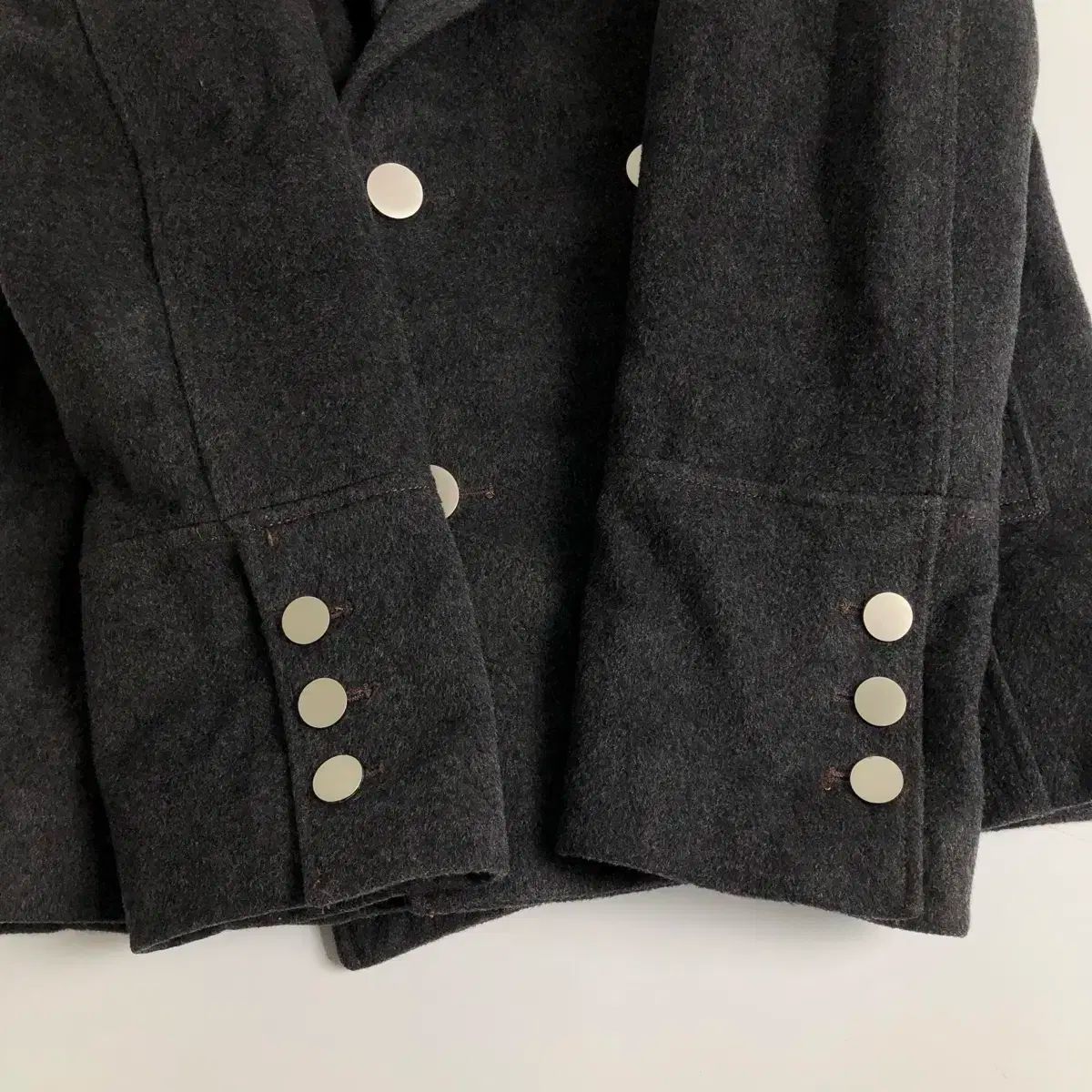 GUSTAVOLINS グスタボリンス レザーパイピング チェスターコート