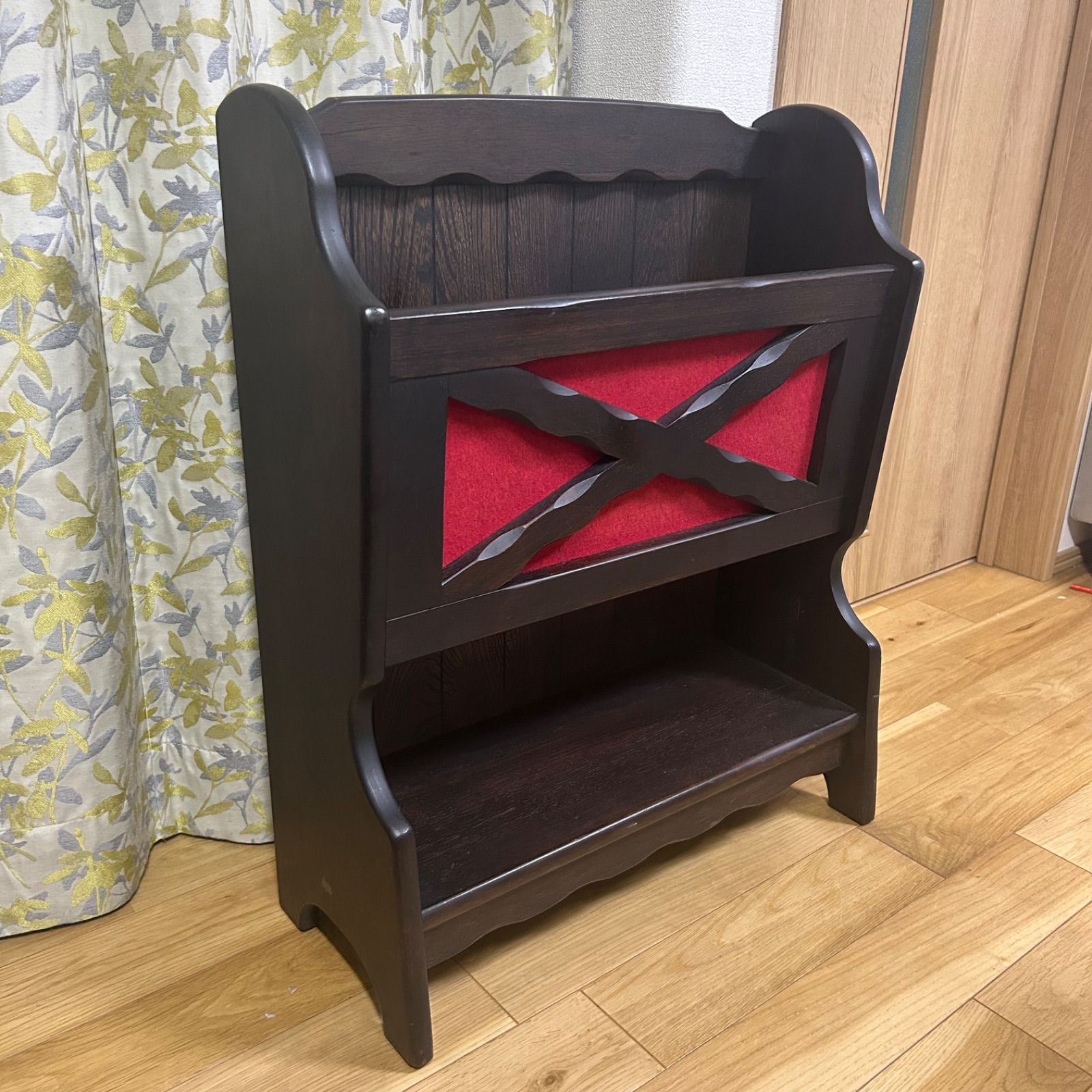 オールドカリモク ヴィンテージ マガジンラック - メルカリ