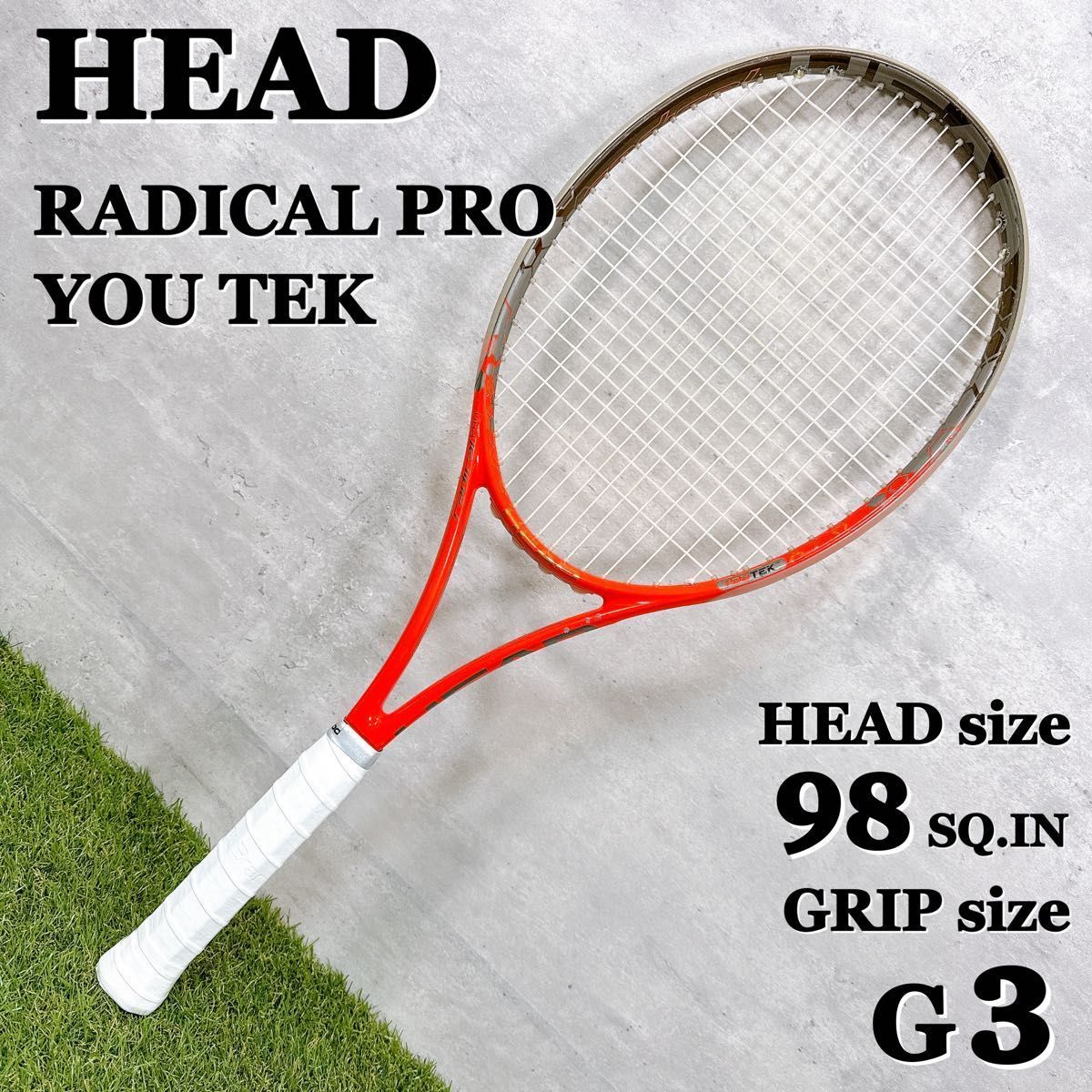 HEAD ヘッド RADICAL PRO YOU TEK ラジカルプロ 硬式テニスラケット G3