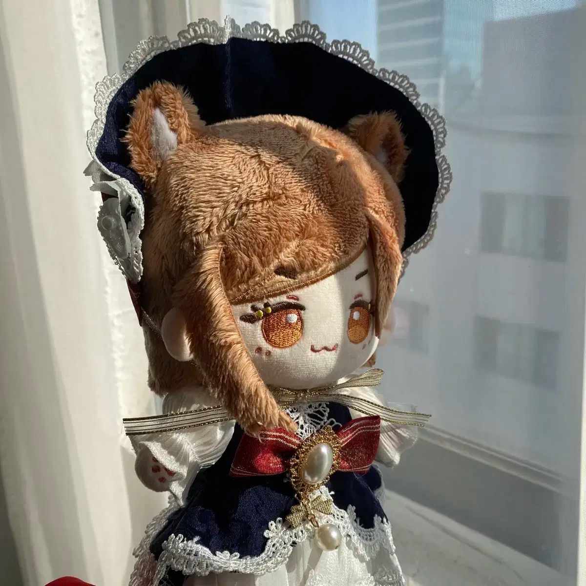 ラグジュアリー フリル ドレス 20cm ぬいぐるみ服 KPOP アイドル 
