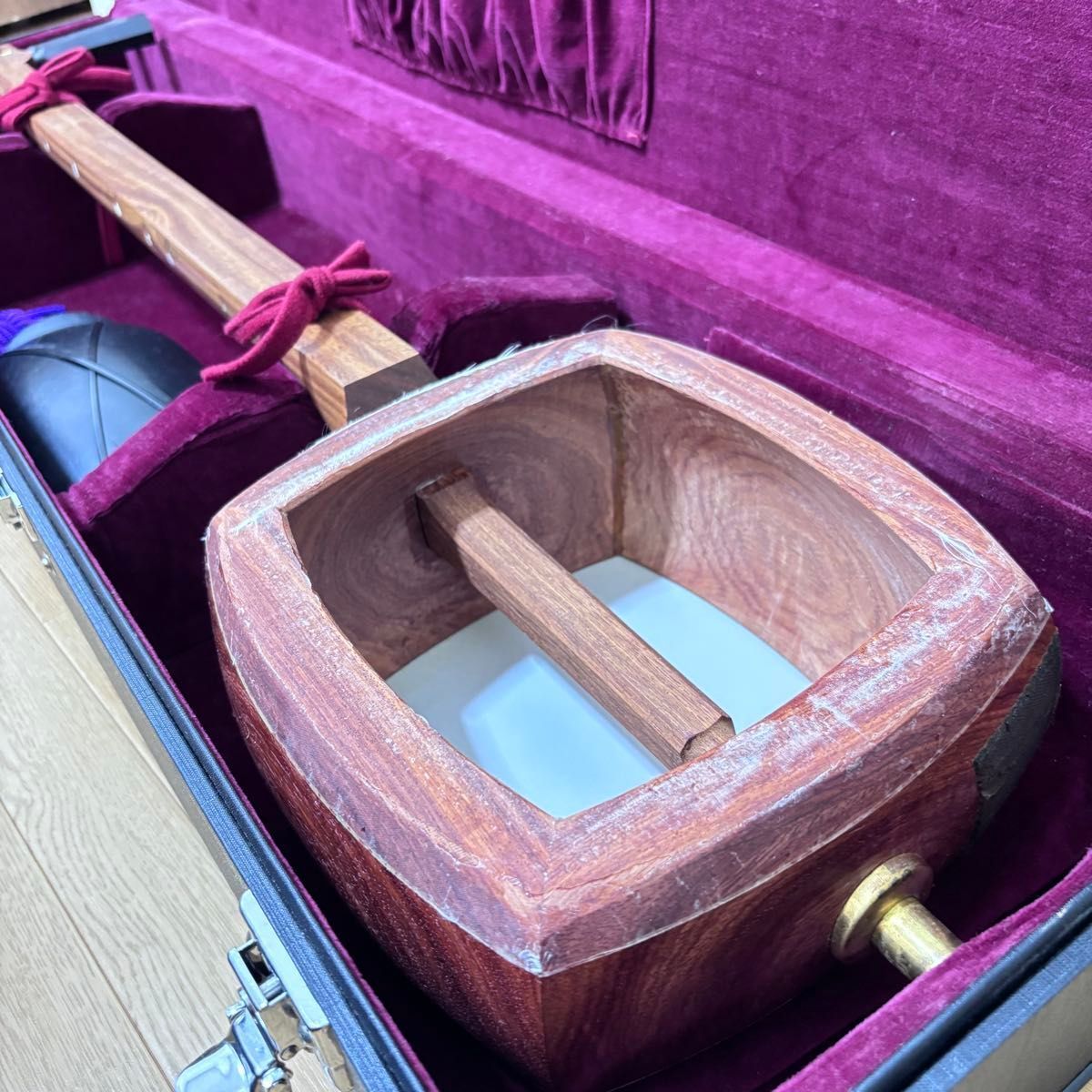 ☆ 津軽三味線 花梨 棹幅:約3.1cm 丸打胴 - メルカリ