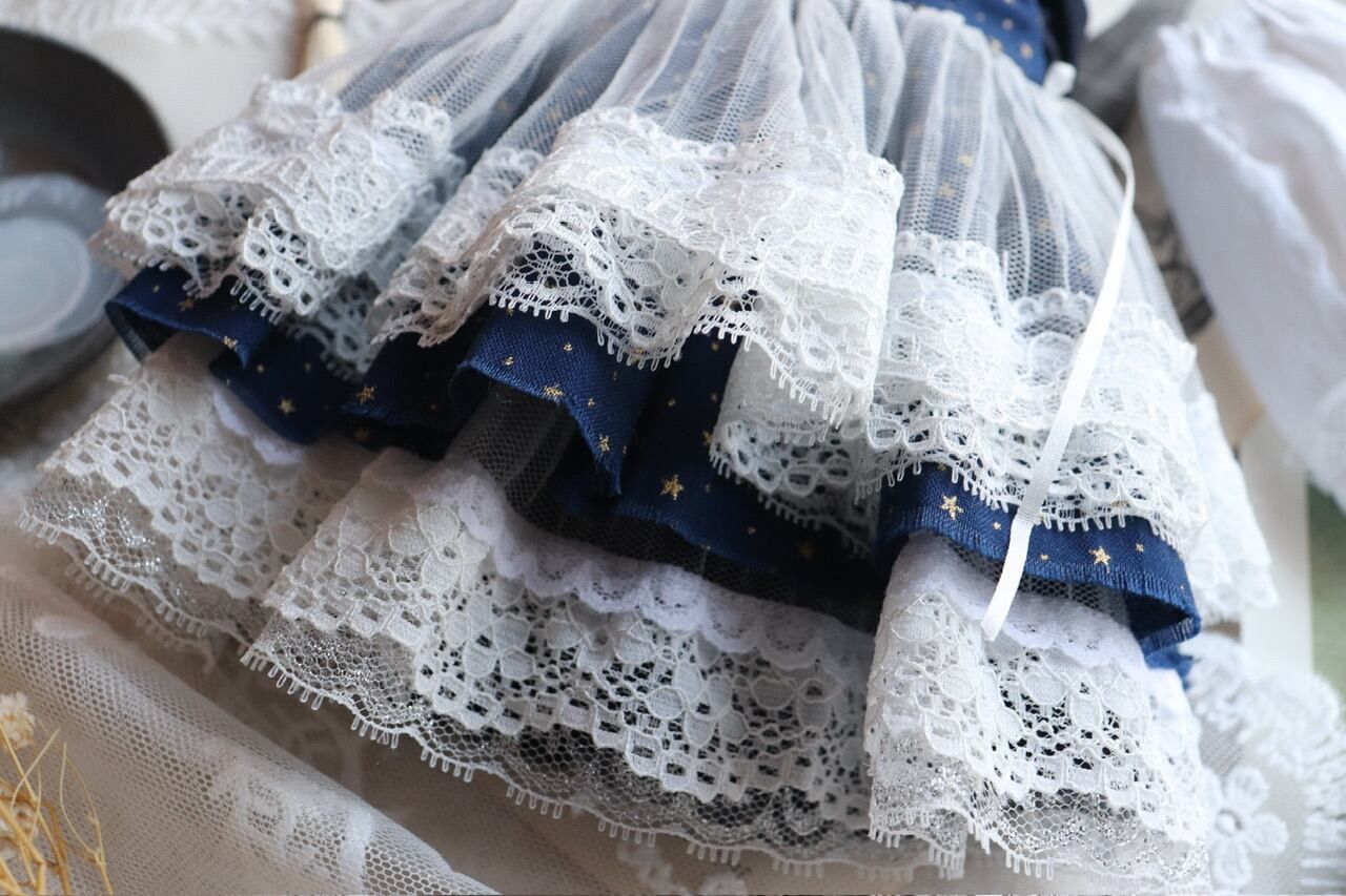 冬のお空のお星さまお洋服set