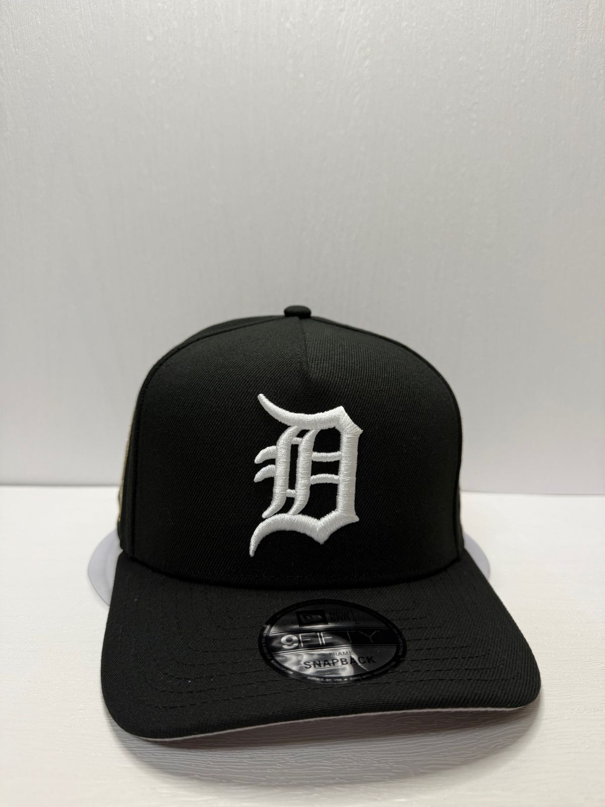 Newera デトロイトタイガース 50 thアニバーサリー 9 fifty A FRAME スナップバックキャップ ブラック